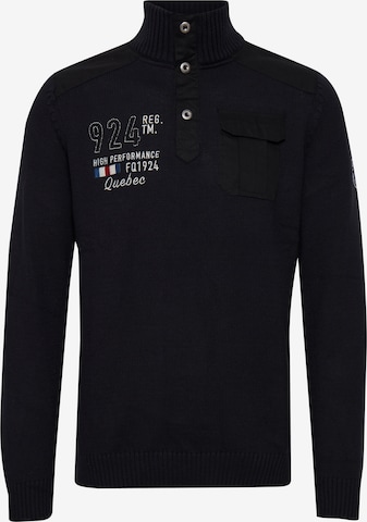 Pull-over 'ERLONG' FQ1924 en noir : devant