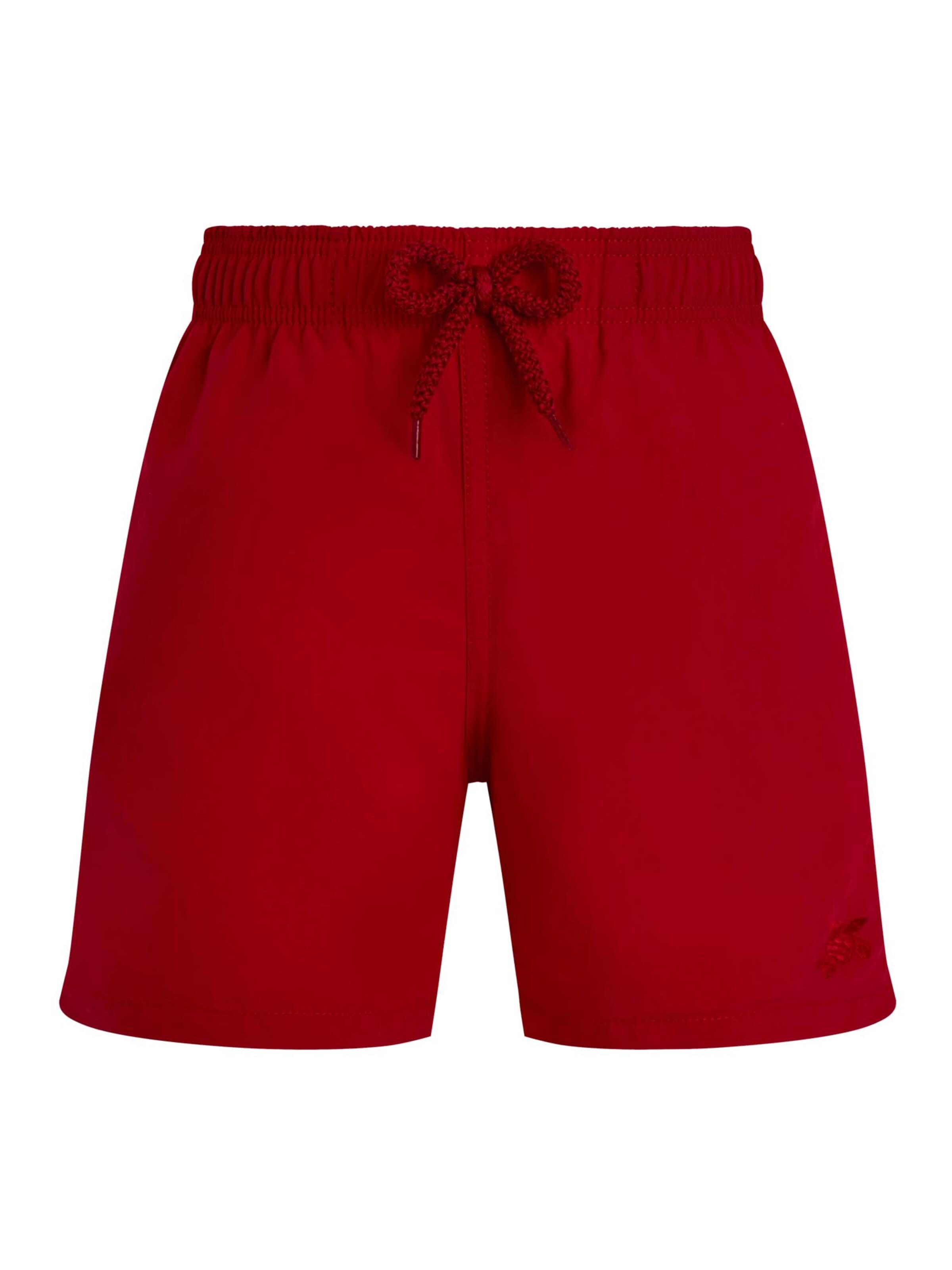Shorts de bain Vilebrequin en rouge : devant