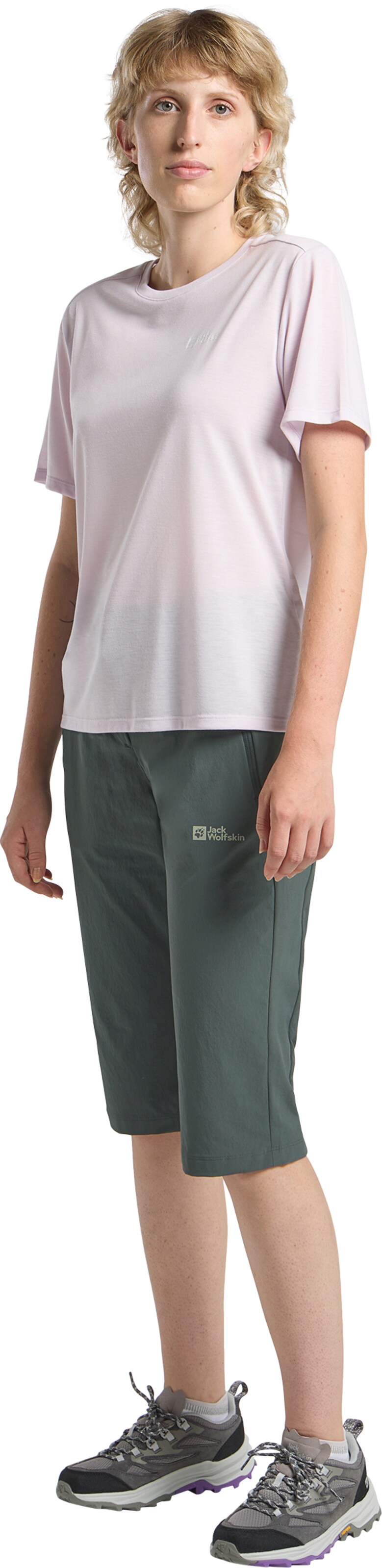 JACK WOLFSKIN Slimfit Outdoorbroek in Groen