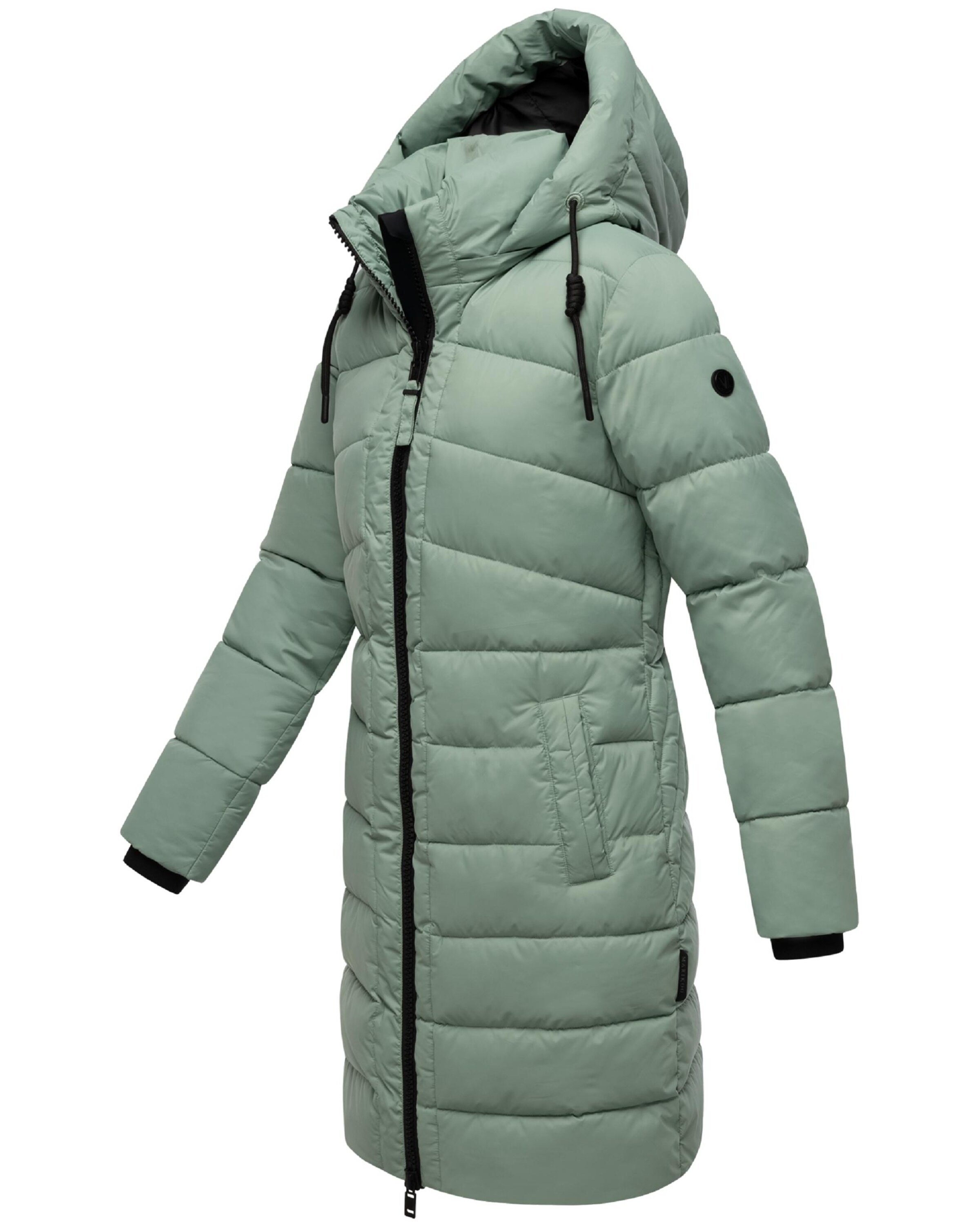 MARIKOO Płaszcz zimowy 'Kaltnäschen 16' w kolorze zielony