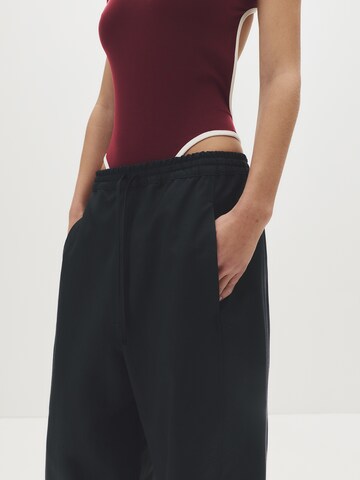 Pull&Bear Baggy Trousers in Blue
