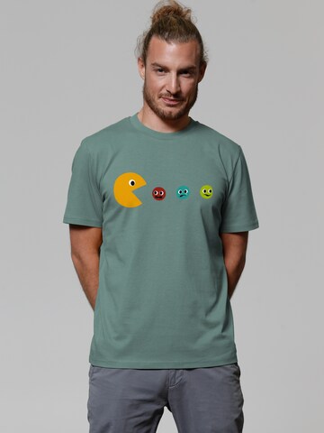 Watapparel Shirt 'Pacmännchen' in Green: front