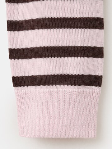 MANGO Knit cardigan 'DALTON' in Pink