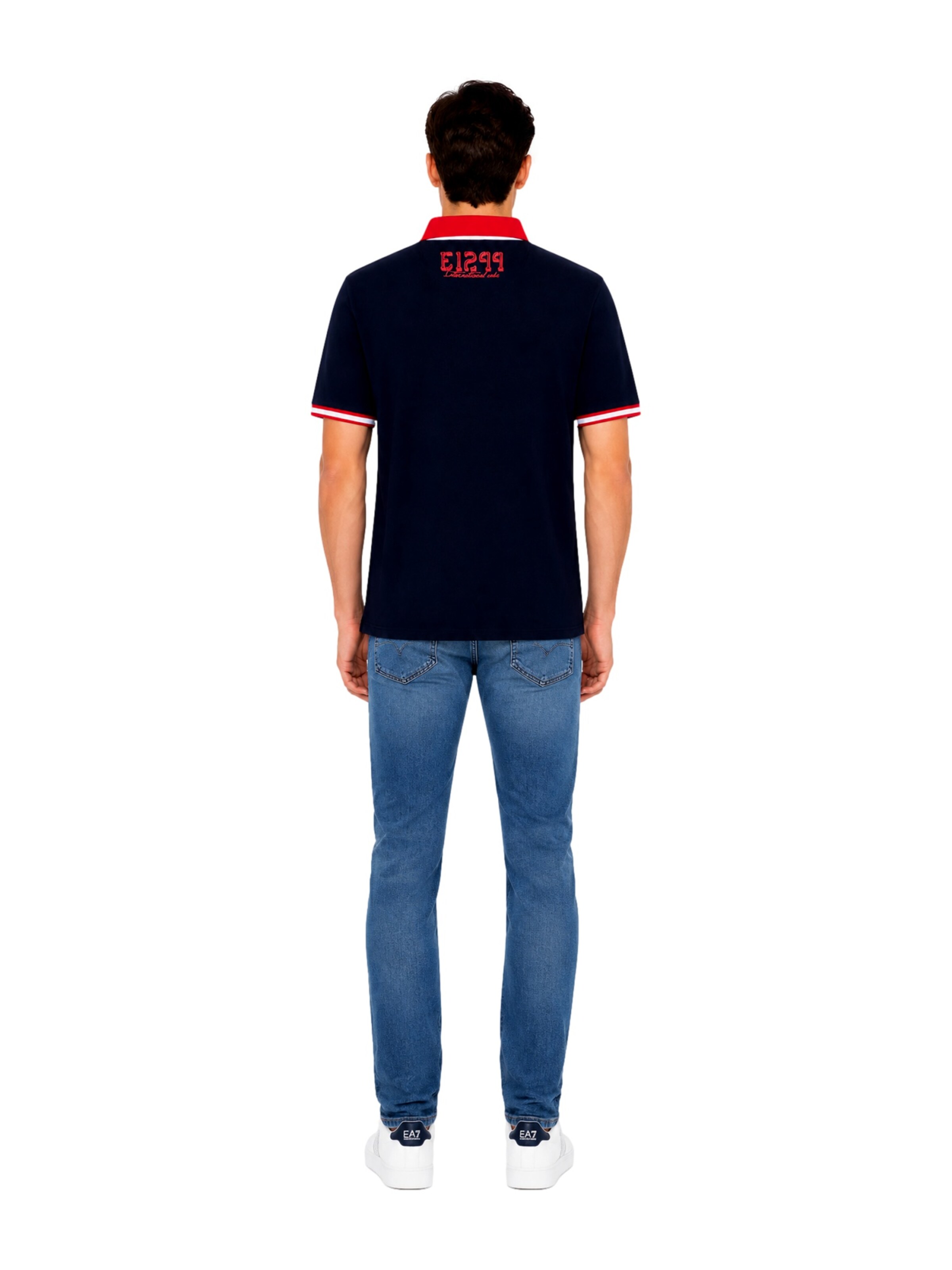 EA7 Emporio Armani Poloshirt in Blau