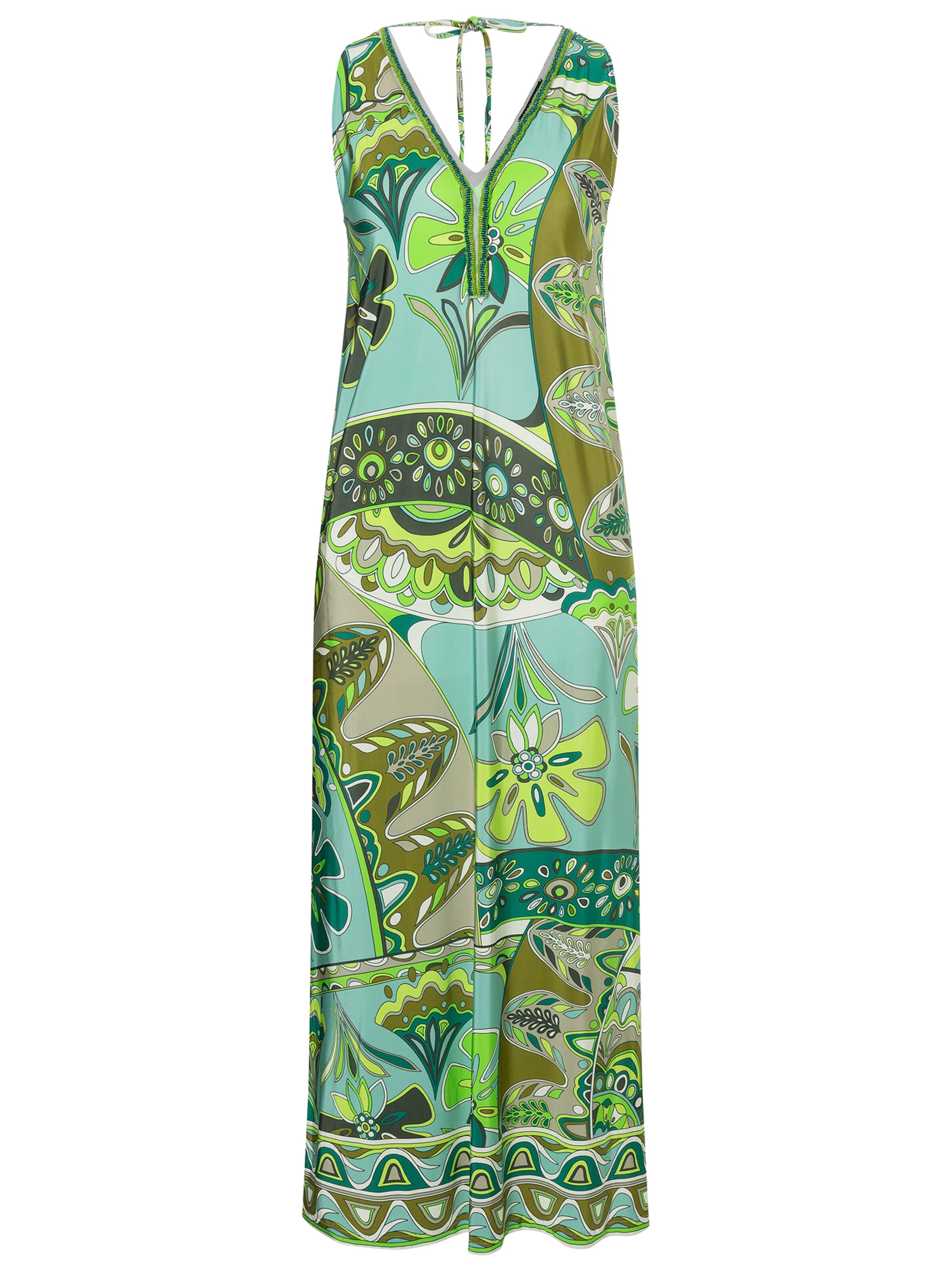 Ana Alcazar Jurk 'Zimoa' in Groen: voorkant