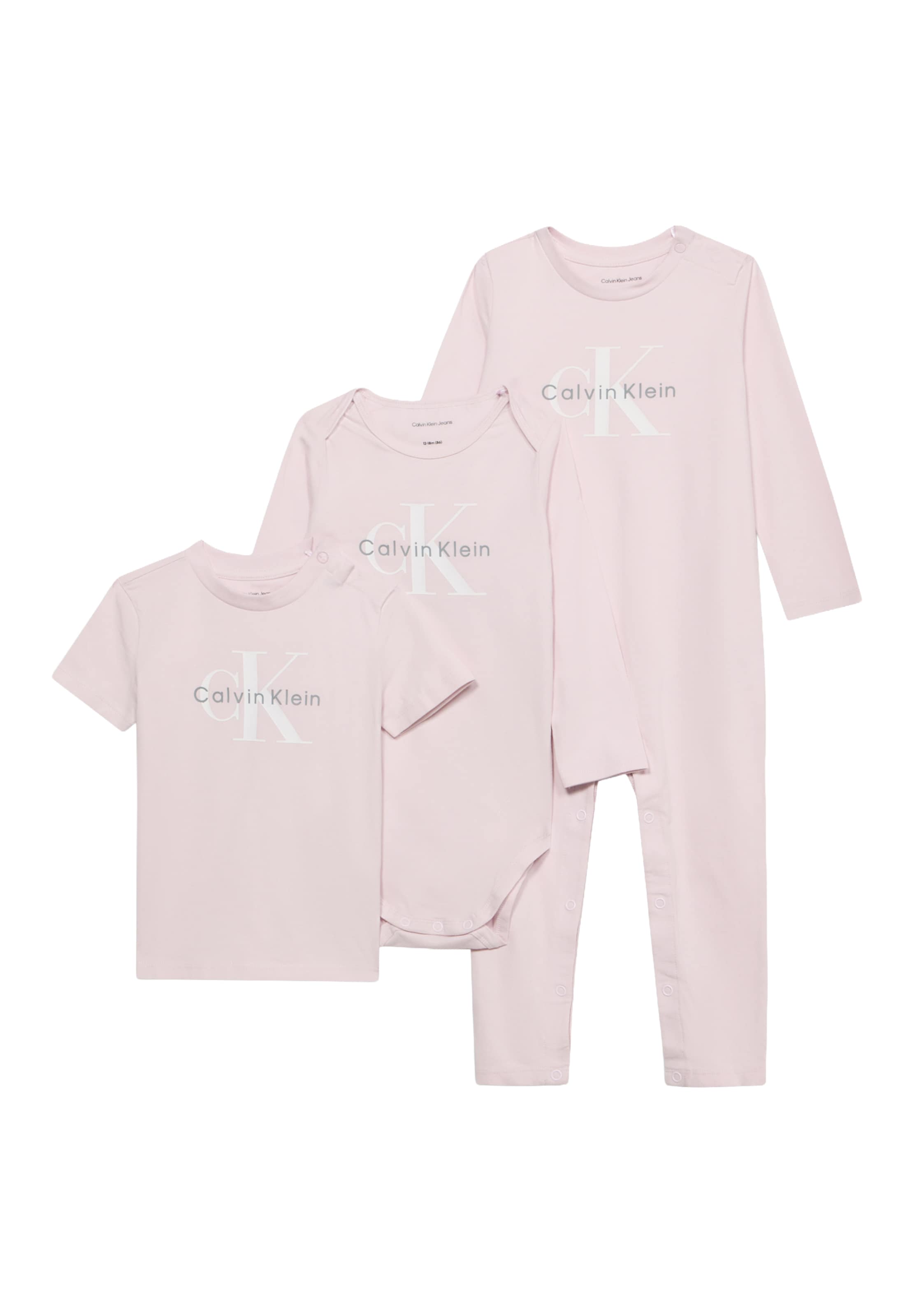 Set 'ESSENTIAL' Calvin Klein Jeans en violet : devant