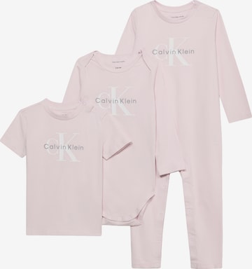 Calvin Klein JeansKomplet 'ESSENTIAL' - ljubičasta boja: prednji dio