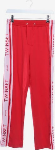 Twin Set Pants in XS in Red: front