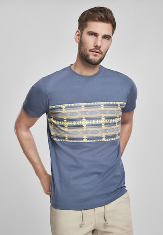 Urban Classics Regular fit Shirt 'Inka' in Blauw: voorkant