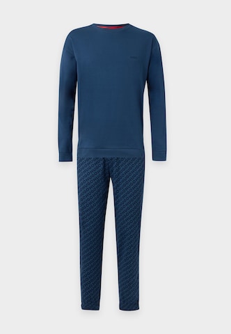 HUGO Pyjamas lang 'ELION' i blå: forside