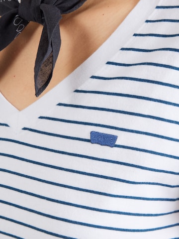 LEVI'S ® Póló 'Favorite Cotton V-Neck Tee' - fehér