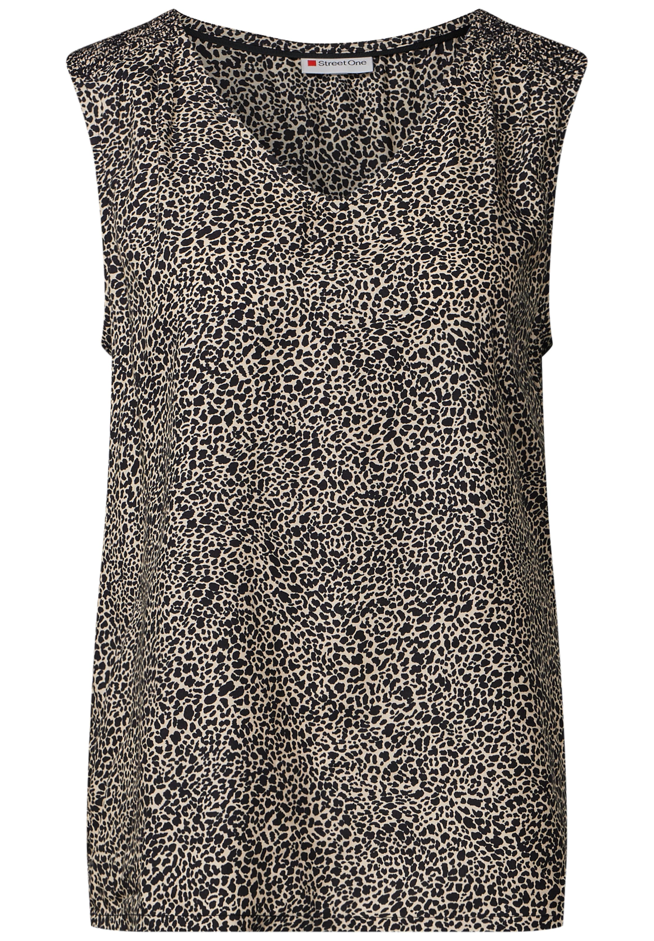 STREET ONE Μπλούζα σε μπεζ: μπροστά