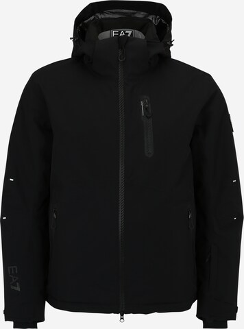 EA7 Emporio Armani Sports jacket 'HIE' in Black: front