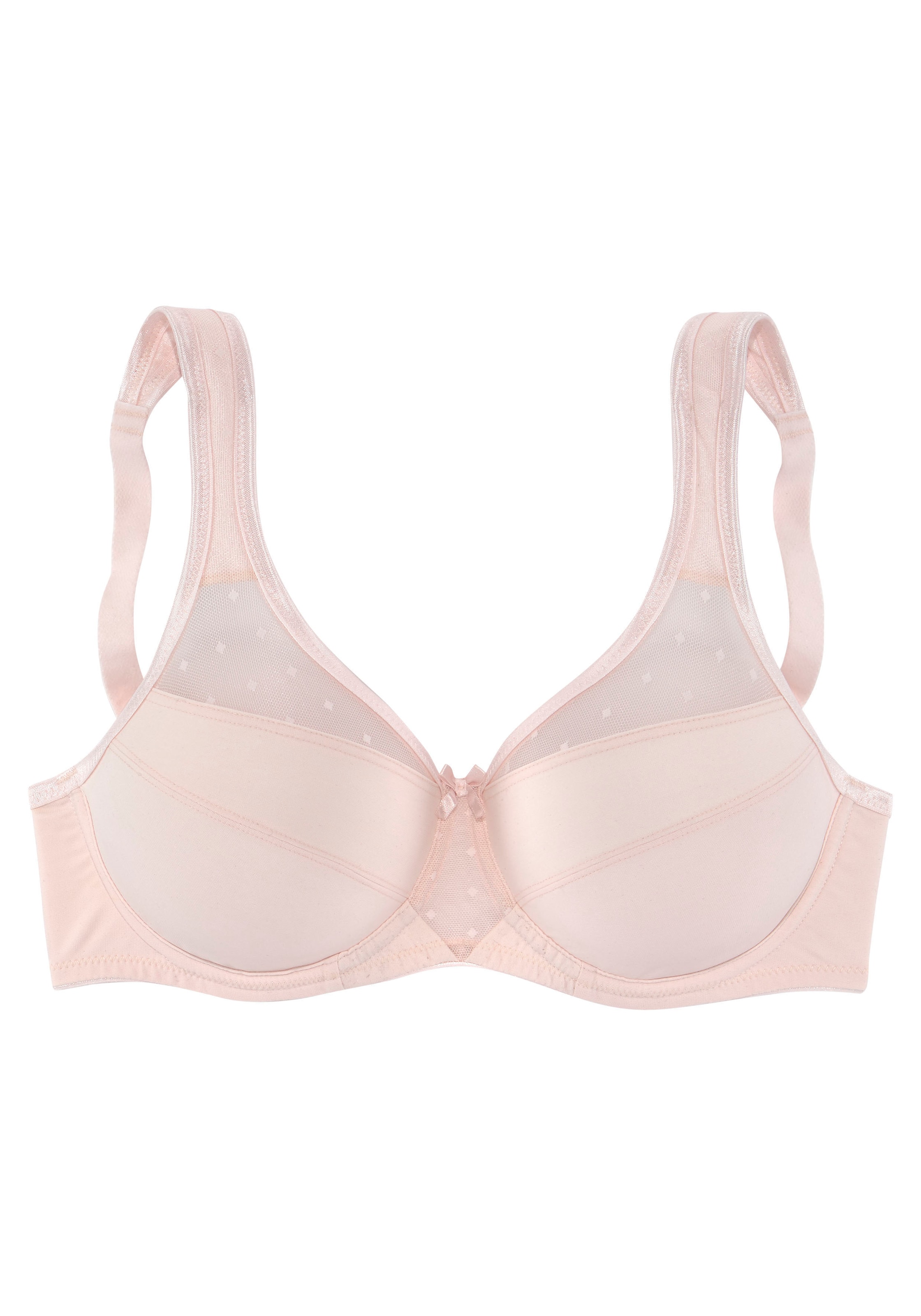 NUANCE Minimiser Bra in Pink: front