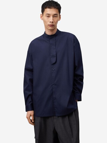 Adolfo Dominguez Comfort fit Overhemd in Blauw: voorkant