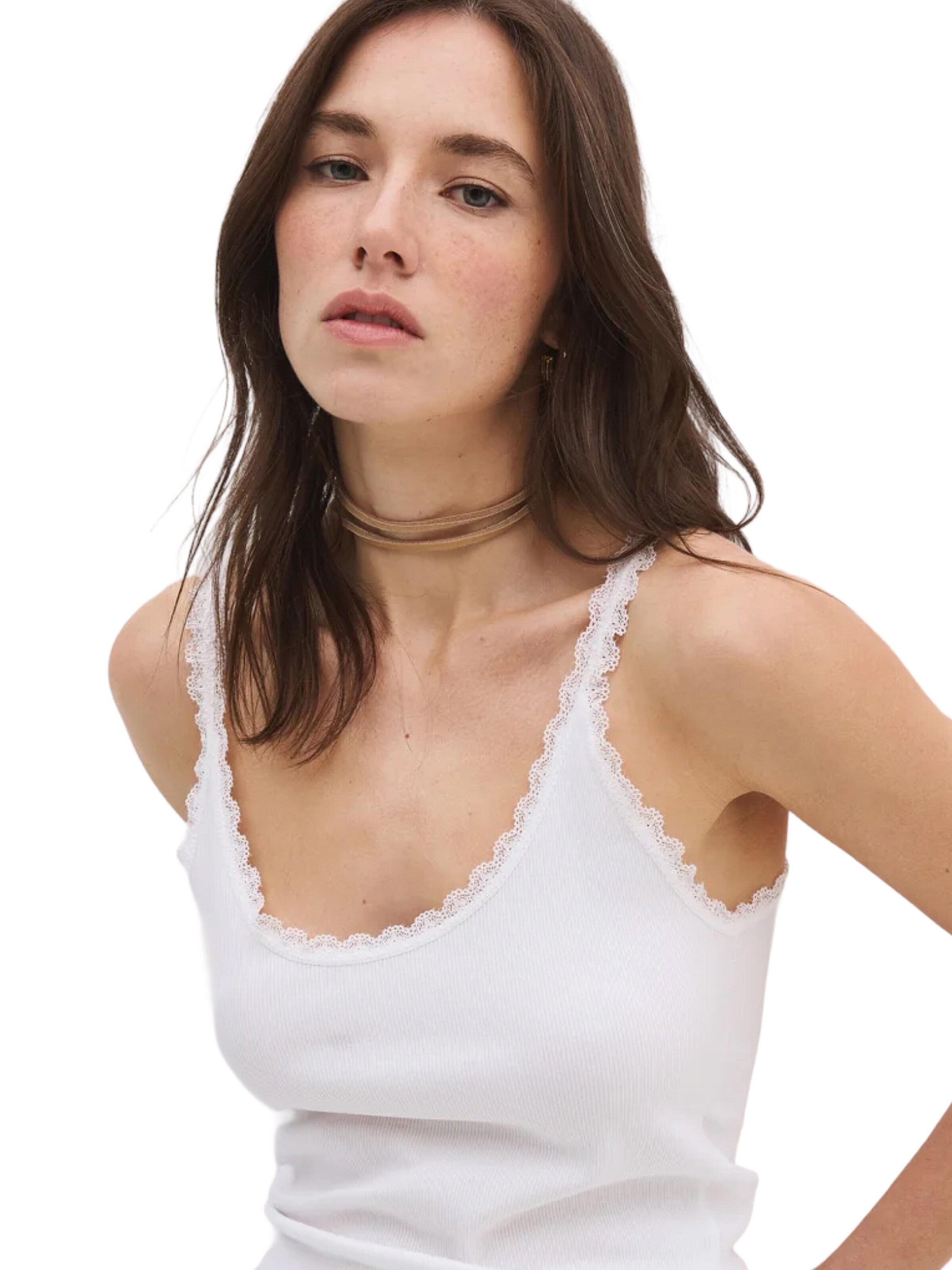 No Matter What Top in White