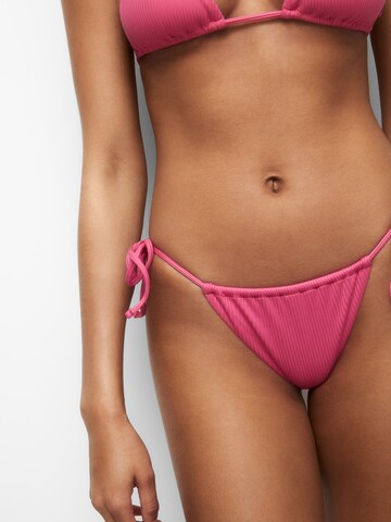 Pull&Bear Bikini hlačke | roza barva