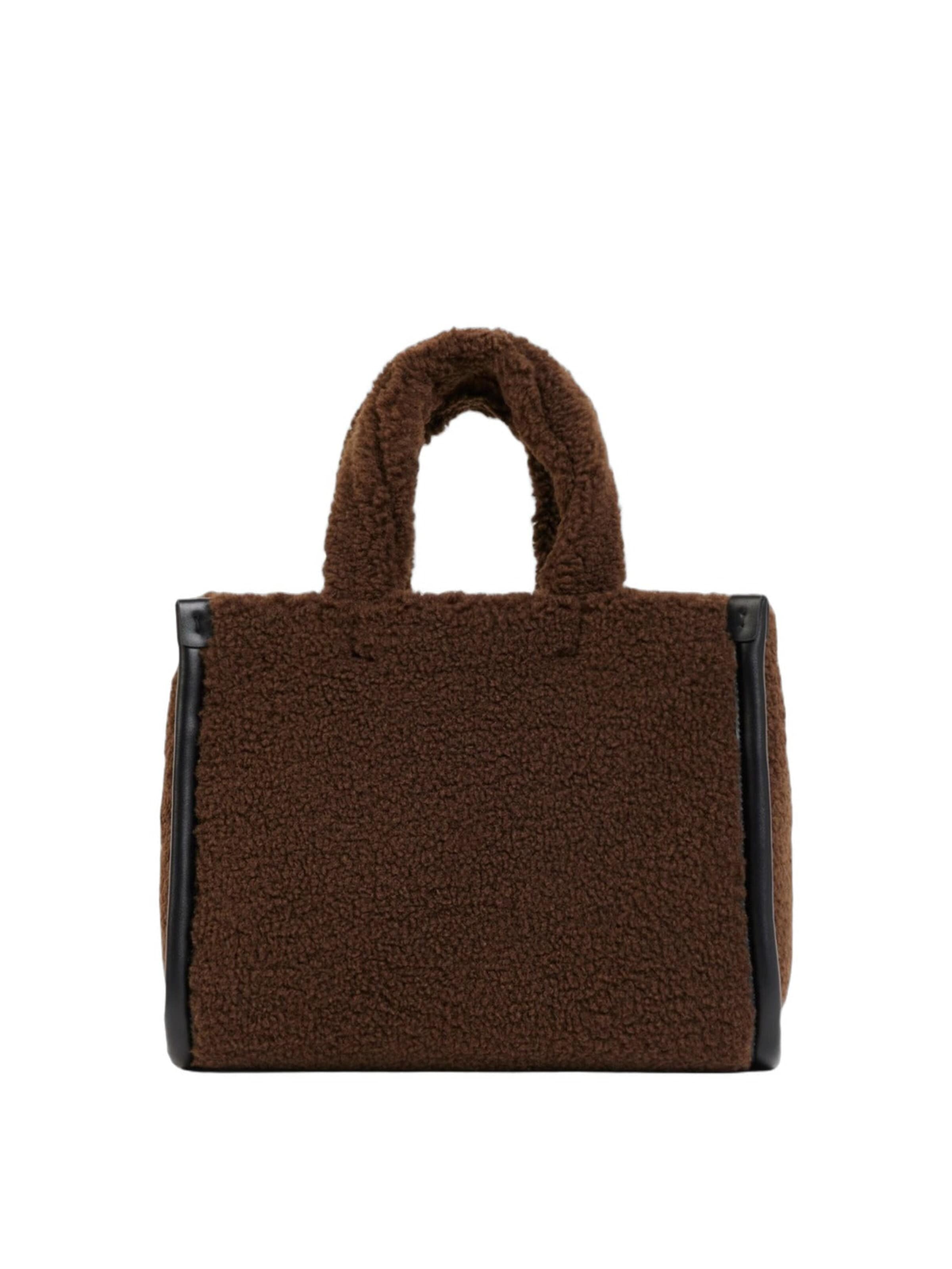 LACOSTE Taška cez rameno 'Lacoste Petit sac cabas Heritage Noir/Marron' - Hnedá