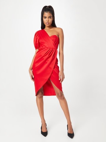 TFNC Cocktail Dress 'SANA' in Red: front