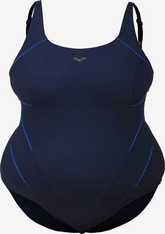 ARENA Korzetová Sportovní plavky 'BODYLIFT ISABEL Plus' – modrá: přední strana