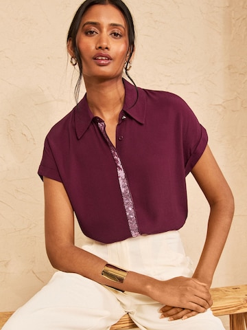 Camicia da donna di love & roses in lilla