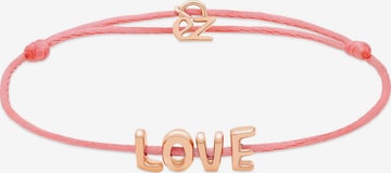 Echtzeit Armband in Pink: Vorderseite