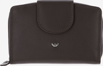 Porte-monnaies 'Polo' GOLDEN HEAD en marron : devant