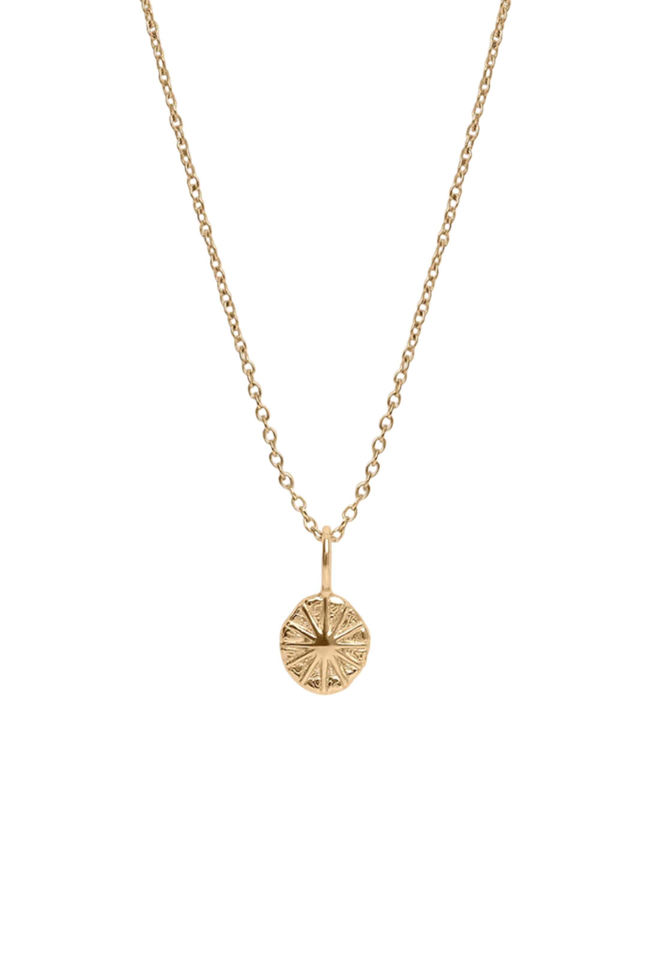 Stilnest Necklace 'Solar Eclipse' in Gold: front