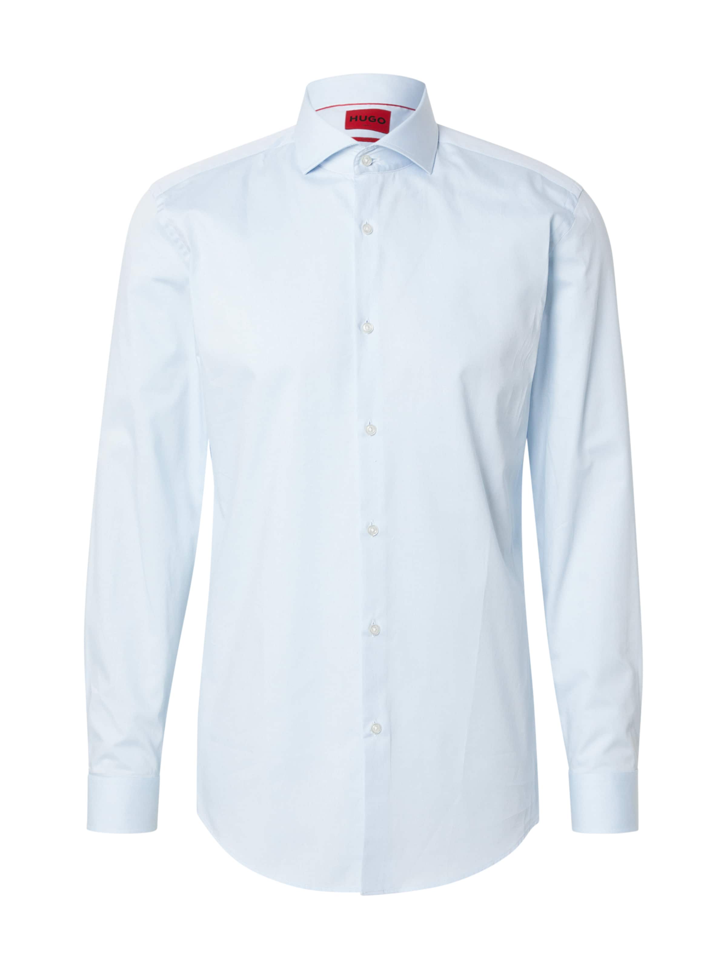 Coupe slim Chemise 'Kason' HUGO en bleu : devant