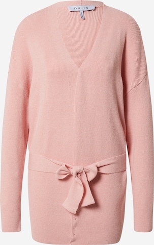 NU-IN Knit cardigan in Pink: front