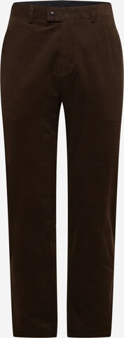 Tiger of Sweden Regular Chino Pants 'CAIDON' in Brown: front