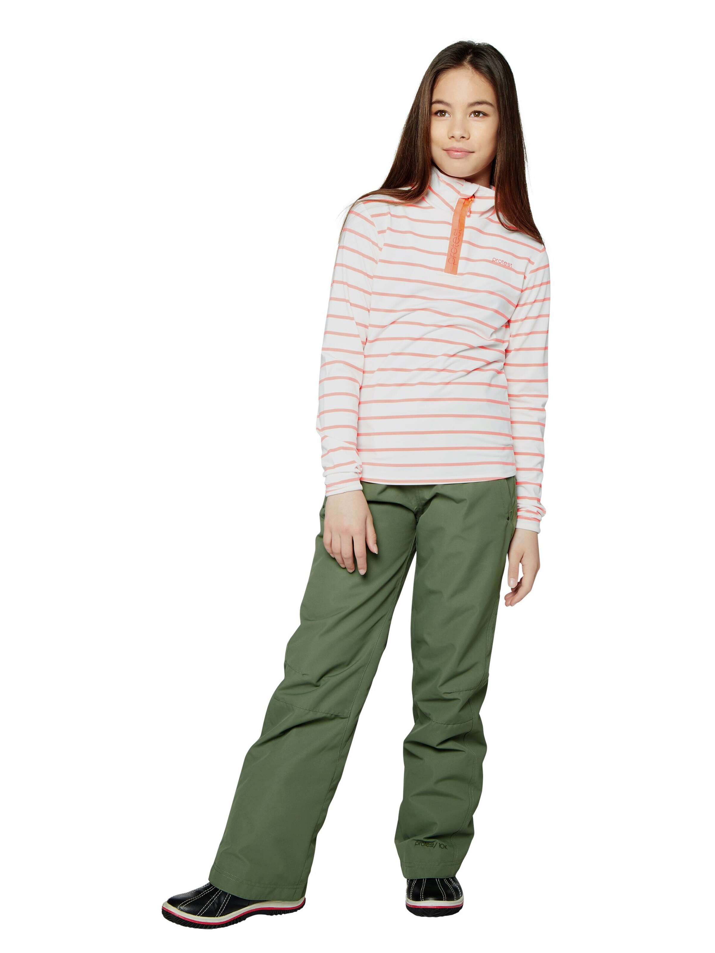 PROTEST Slimfit Sporthose 'JACKIE JR'‌‌‌‌‌‌‌‌‌‌ in Grün