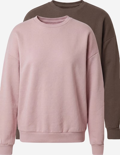 studioselect Sweatshirt 'Lotta' in XS in dunkelbraun / rosé, Produktansicht