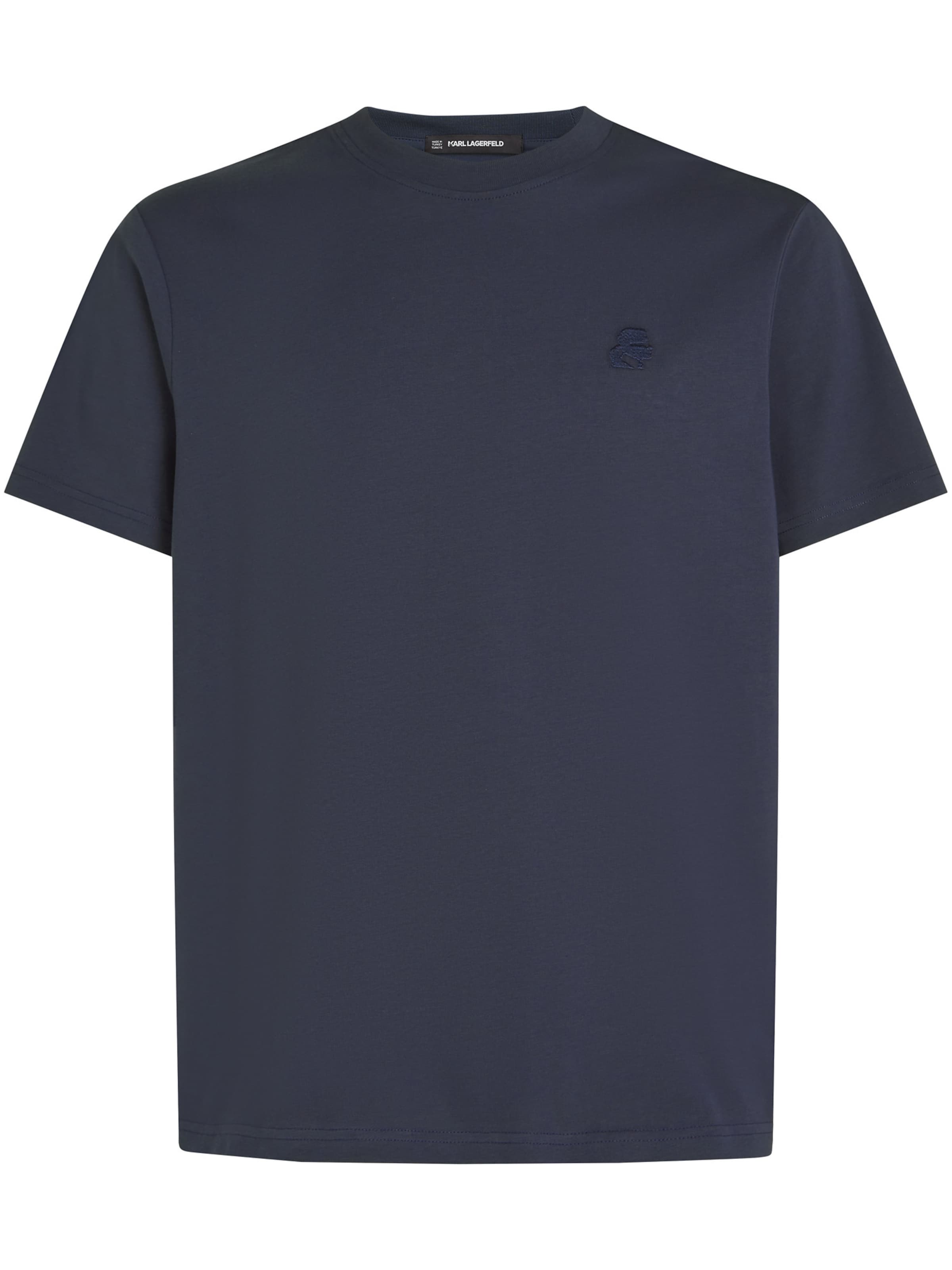 T-Shirt 'Kameo' Karl Lagerfeld en bleu : devant