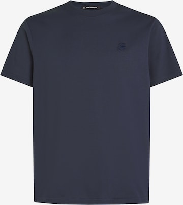 mėlyna Karl Lagerfeld Marškinėliai 'Kameo': priekis