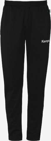 KEMPASlimfit Sportske hlače 'Motion' - crna boja: prednji dio