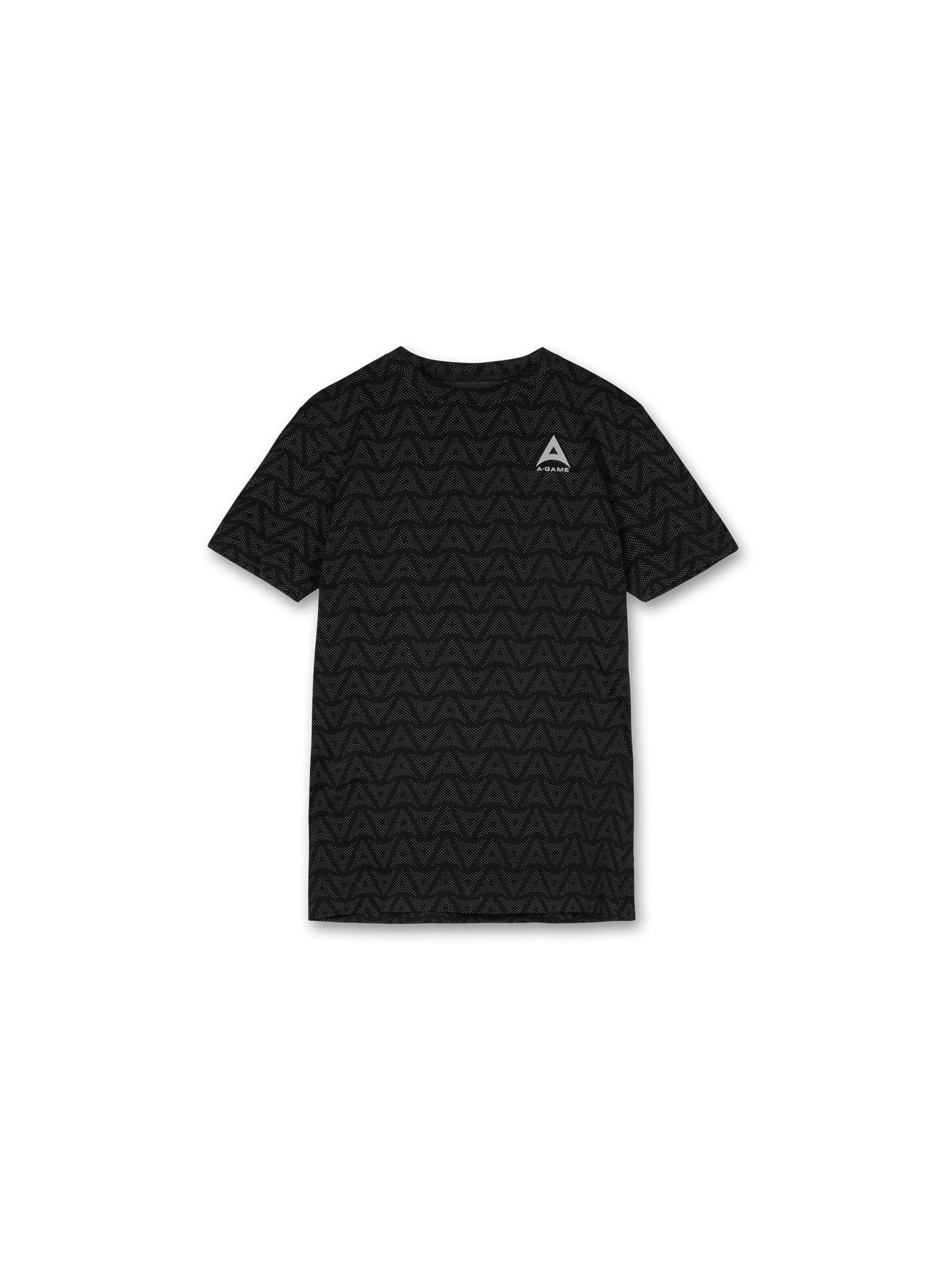 Maglia funzionale di A-Game in nero: frontale
