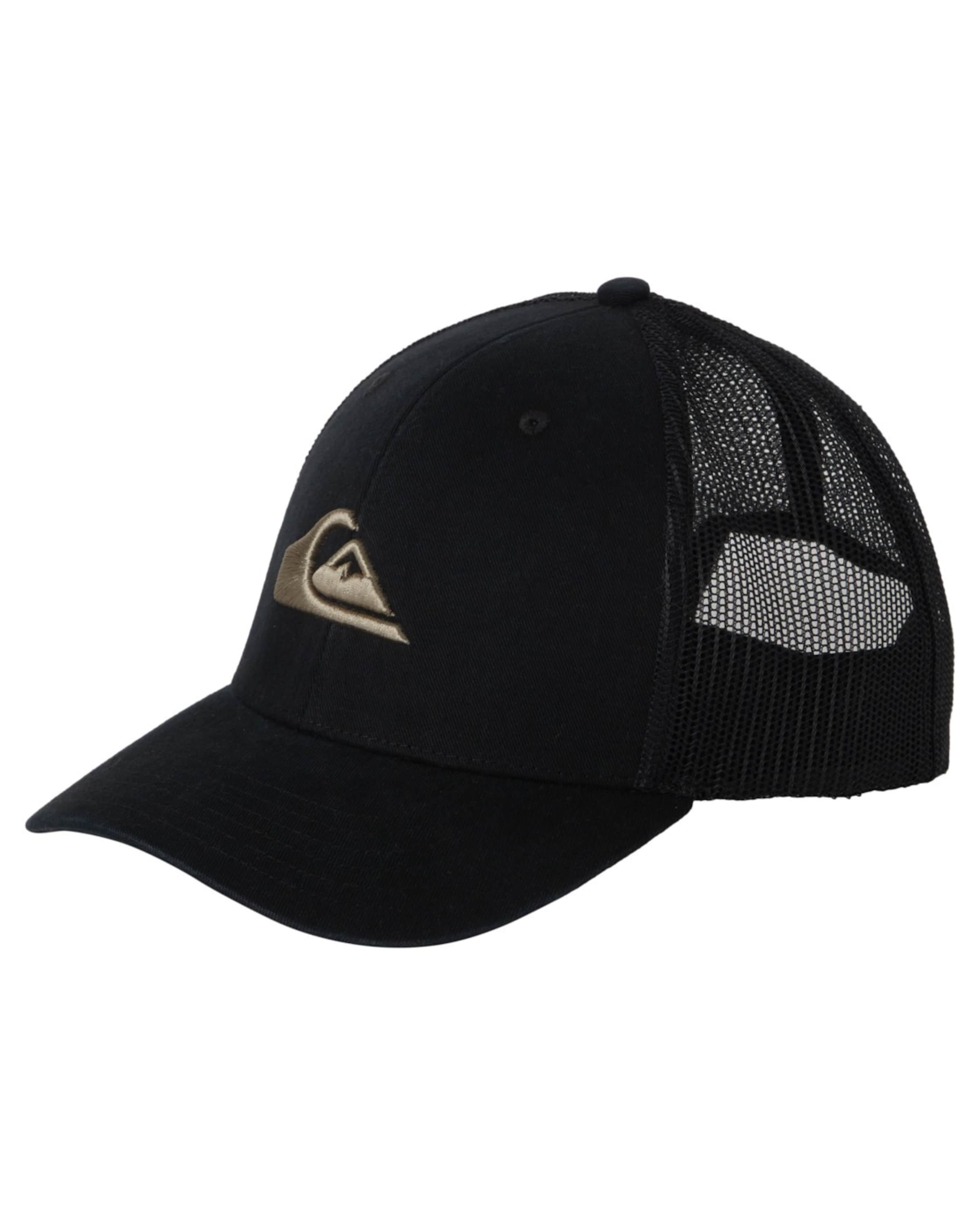 QUIKSILVER Cap 'Grounder' in Schwarz: Vorderseite