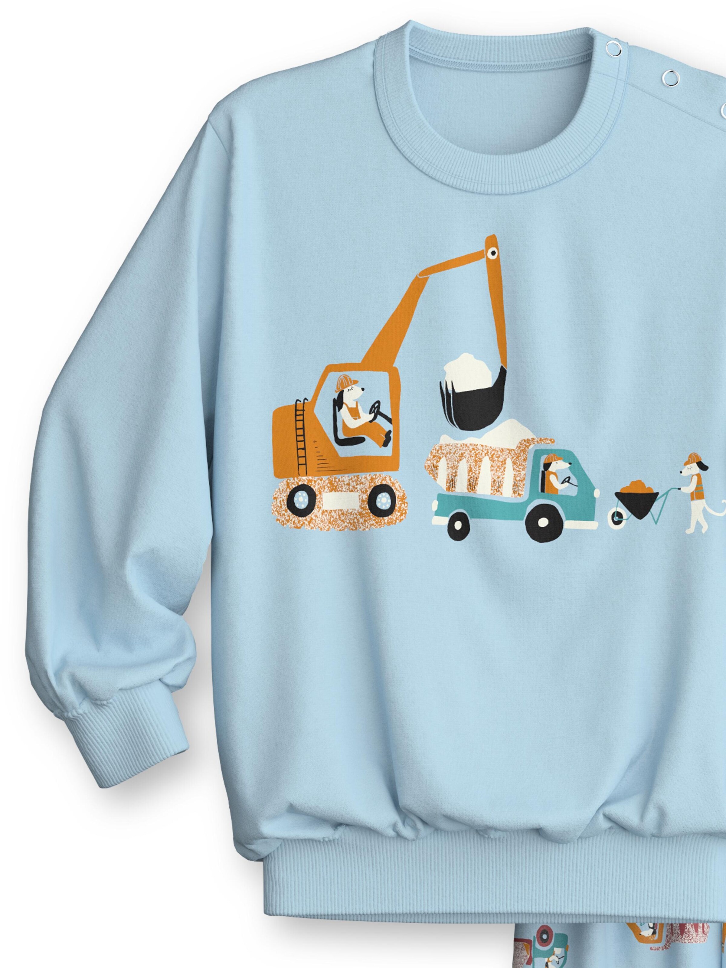 CALIDA Pajamas 'Toddlers Worker' in Blue