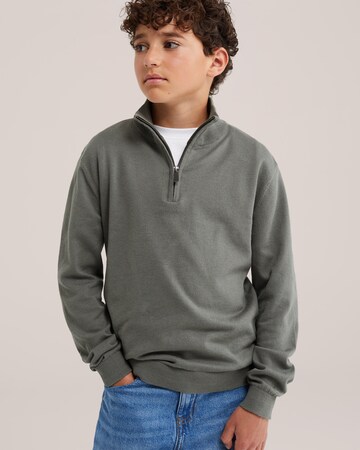 Pull-over WE Fashion en gris : devant