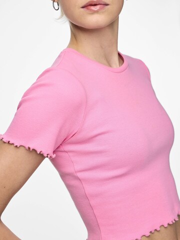 T-shirt 'PCMaddy' PIECES en rose