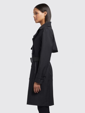 Manteau mi-saison 'Sarina2' khujo en noir