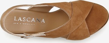 LASCANA Strap sandal in Brown