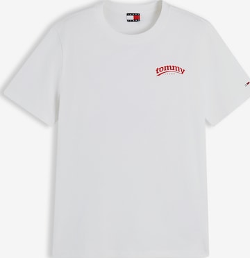 Tricou de la Tommy Jeans pe alb: față