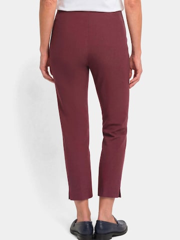 Goldner Slim fit Pants 'Louisa' in Purple