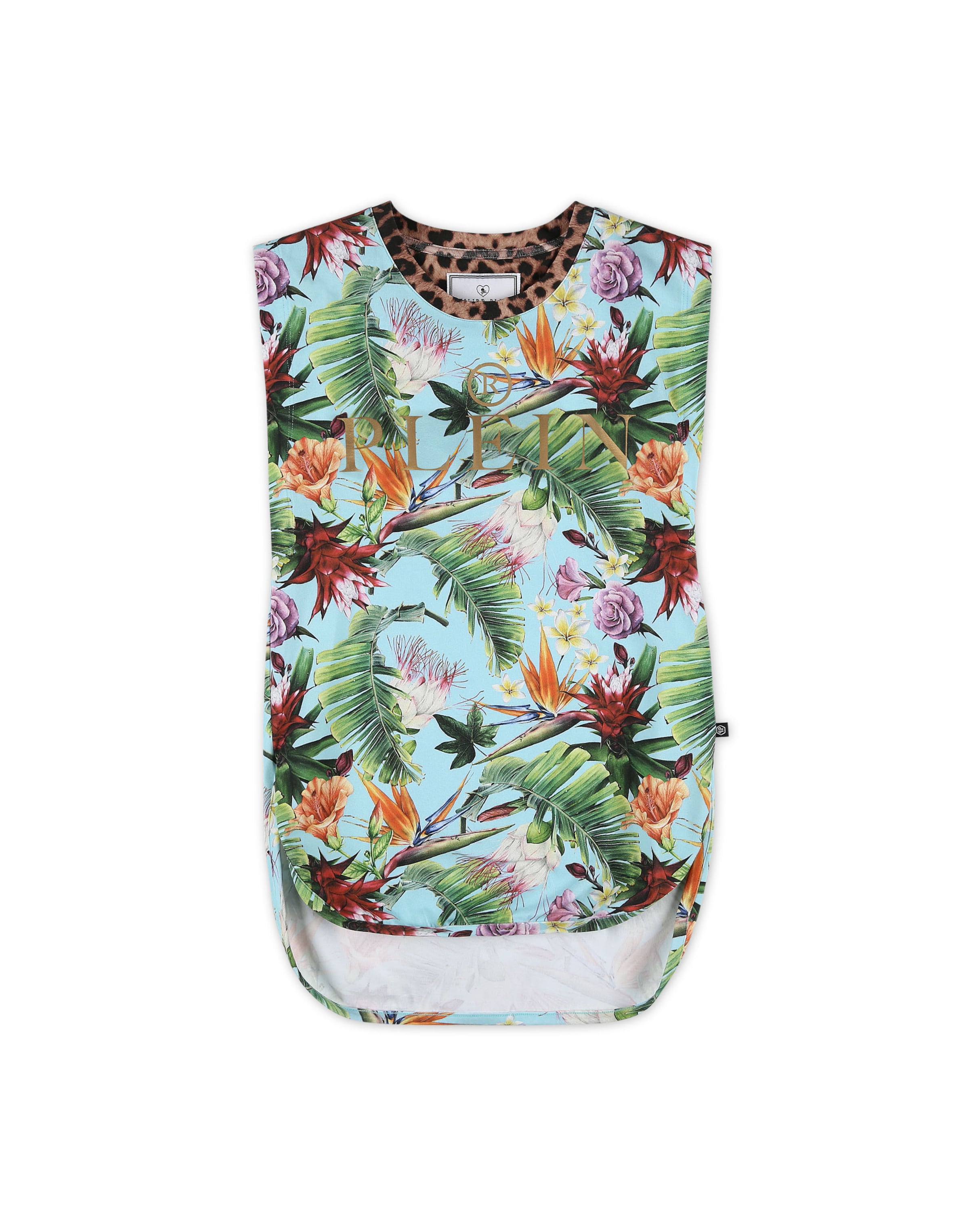 Robe Philipp Plein en bleu : devant