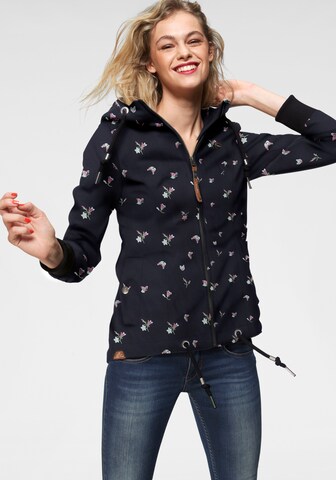 Ragwear Performance Jacket in Blue: front