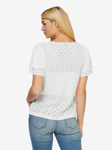 T-shirt Linea Tesini by heine en blanc