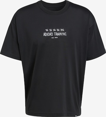 ADIDAS PERFORMANCE Funktionsshirt in Schwarz: Vorderseite