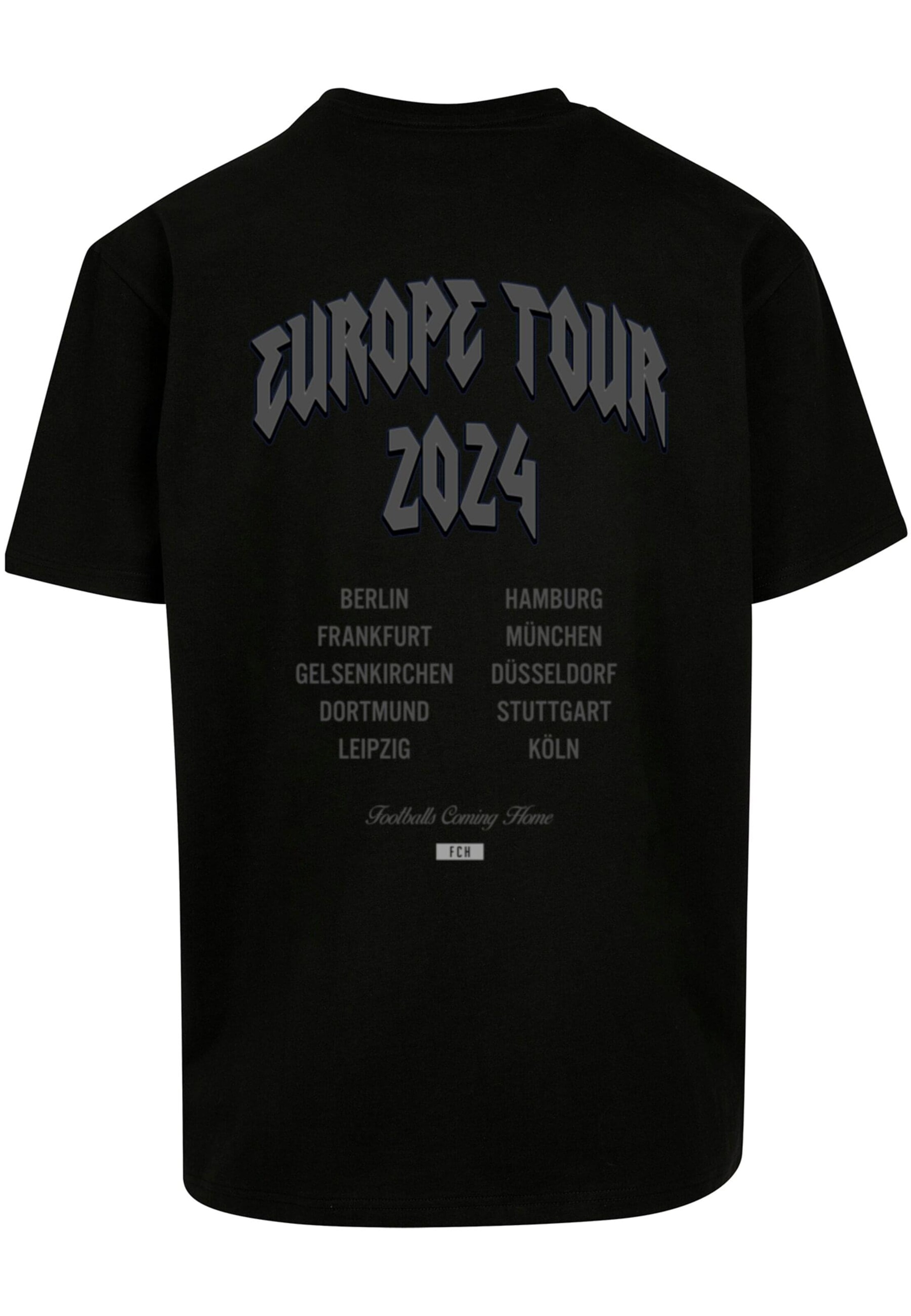 Tricou 'Europe Tour' de la MT Upscale pe negru